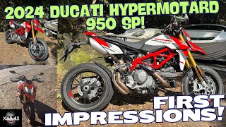 2024 Ducati Hypermotard 950 SP First Impressions [upl. by Barr]