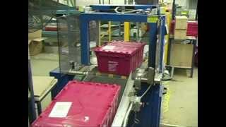 TRP5 Strapping Machine Secures Totes [upl. by Mook]