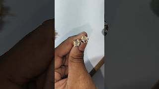 Gold patra butti design hand machine goldmaking ring goldjewellerymaking goldaccessories [upl. by Annawad]