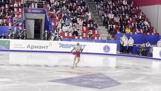 Alexandra Trusova  Russian Nationals 2021 FS Fancam [upl. by Eldnar288]