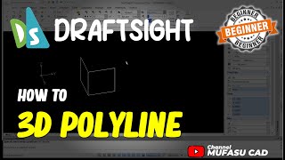 Draftsight How To 3D Polyline [upl. by Gmur199]