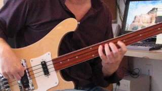 Scrapple From The Apple by Charlie Parker on a Rickenbacker 4003 fretless [upl. by Arjun]