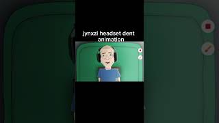 Jynxzi headset dent in real life and animation 😂 shorts [upl. by Adnowal239]