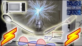 METIENDO METALES AL MICROONDAS Y OTRAS COSAS NQUEH [upl. by Machute]