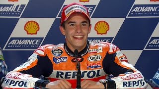 MotoGP™ Sepang 2014 – Marc Marquez interview [upl. by Namsaj900]