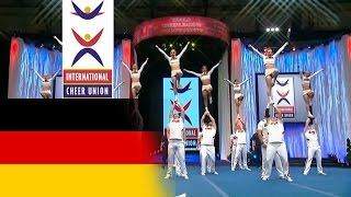 Team Germany Coed Premier  Platz 4 ICU World Cheerleading Championships 2017 [upl. by Sesylu]