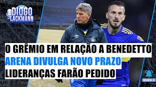 BENEDETTO SERIA A SOLUÇÃO  ARENA DEFINE PRAZO PARA VOLTAR  LIDERANÇAS FARÃO PEDIDO AO TORCEDOR [upl. by Marler497]