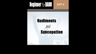 Beginner To Band  Unit 4 Eighth Notes amp Rests Page 39 Snare Faster [upl. by Eeraj]