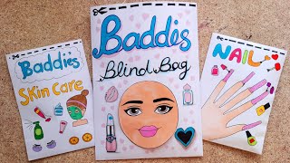 Roblox skincare baddies Blind bag Paper 💅 ASMR 💖 satisfying opening blind box  Handmade [upl. by Akenahc686]