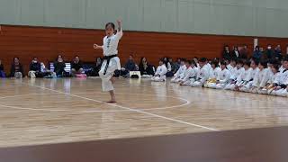 Gankaku by Mahiro  KAGAMIBIRAKI of Yamanashi Karate Federation [upl. by Chemaram]