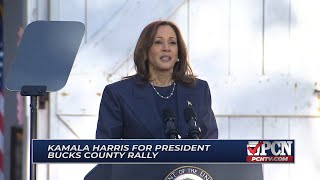 Election 2024 Kamala Harris Bucks County Rally 101624 [upl. by Noiwtna]