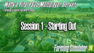 First Multiplayer Session in Farming Simulator 25  Farm Sim 25  FS25 [upl. by Onairotciv626]