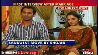 Sania mirza Shoaib Malik interview after marriage part 2 [upl. by Annairol144]