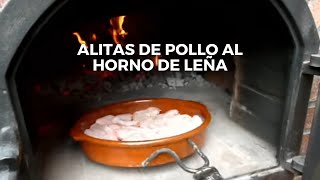 Alitas de pollo al horno de leña  Receta fácil  Receta barata [upl. by Isawk]