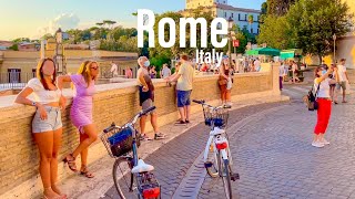 Rome Italy 🇮🇹  Evening Walk  September 2021  4KHDR Walking Tour ▶103min [upl. by Boyes258]