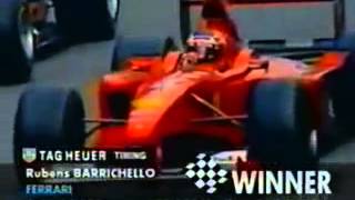 GP Alemanha 2000  Primeira Vitoria de Rubens Barrichello na formula 1 [upl. by Anaujik]