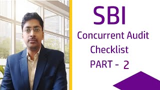 SBI Concurrent Audit Checklist  Part 2 [upl. by Pickering435]