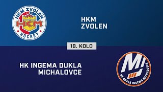 19 kolo HKM Zvolen – HK Dukla Ingema Michalovce 24 HIGHLIGHTY [upl. by Yhtimit]