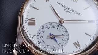 FREDERIQUE CONSTANT ¦ Linked to Motion  Horological Smartwatch [upl. by Nelli]