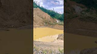 Stone Quarrying quarrying quarryingstone tikabhairab lalitpur khoobsurat youtubeshorts [upl. by Latsirhc729]