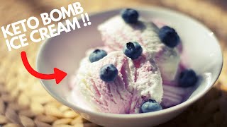 Keto Ice Cream Recipe Ice Cream Maker  DIY [upl. by Nikoletta49]