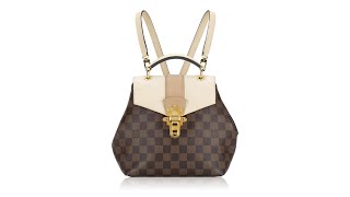 Louis Vuitton Damier Ebene Clapton Backpack Creme [upl. by Steffi257]