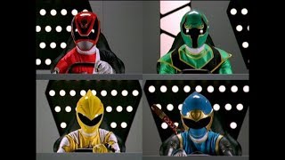 Retro Rangers Megazord Fight  E21 Once a Ranger  Operation Overdrive  Power Rangers Official [upl. by Eidahs223]