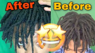 RETWISTING DREADS AFTER 4 MONTHS [upl. by Bogoch]