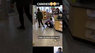 Man helping himself to some candy 🍬🍭 At Wawa Location in Philadelphia [upl. by Rafaellle]