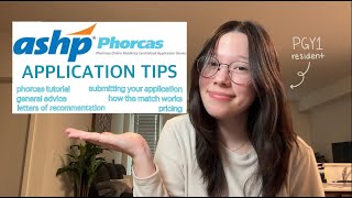 PGY1 Pharmacy Residency Applications  PhORCAS Tips amp Advice [upl. by Eran799]