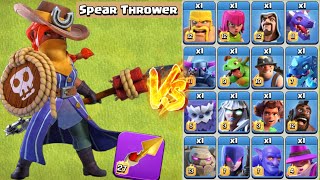 Which TROOP can Defeat Rocket Spear Clash of Clans [upl. by Seraphina]