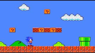 Sonic Super Mario Crossover  Super Clash Bros [upl. by Sochor127]