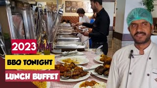 BBQ TONIGHT KARACHI LUNCH BUFFET  Bbq tonight restaurant SheenawithAli [upl. by Noyrb]