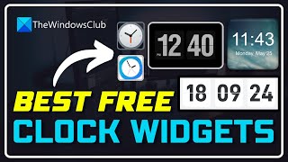 Best Free DESKTOP CLOCK WIDGETS for WINDOWS 1110  Best Free WIDGETS for WINDOWS 100 SAFE [upl. by Bellda646]