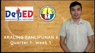 ARALING PANLIPUNAN 6 QUARTER 1WEEK 1 [upl. by Harden796]