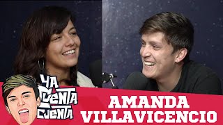 YACUENTACUENTA CON AMANDA VILLAVICENCIO I mi padre era un poeta juntos somos mas arte y Jiu Jitsu [upl. by Airetnahs878]