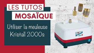 Comment faire de la mosaïque avec la meuleuse Kristall 2000S  Emaux de Briare verre faïence [upl. by Aloeda]