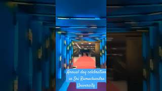 Annual day  celebration  Sri Ramachandra University  chennai🎉🎊 [upl. by Hufnagel]