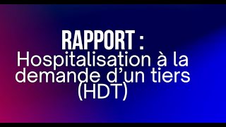 Rapport de Police Municipale Hospitalisation à la Demande dun Tiers HDT [upl. by Petronella]