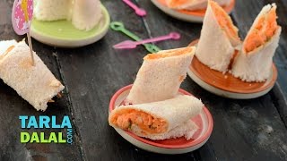 Carrot Pinwheels by Tarla Dalal [upl. by Asennav]