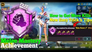 How To Complete Melee Mastery Achievement In PUBGM  BGMI TIPS amp TRICKS [upl. by Enoob]