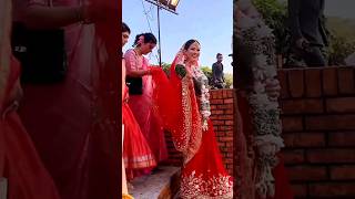 बिवाह गरिन शृङ्खलाले  Shrinkhala Khatiwada Marriage video 2023sambhav sirohiyanew video [upl. by Sisenej]