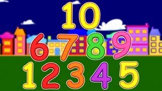 Numbers Song  Ten Little Numbers  Kids And Childrens Song [upl. by Munro]