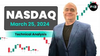 NASDAQ 100 Daily Forecast and Technical Analysis for March 25 2024 by Chris Lewis for FX Empire [upl. by Rigby]