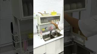 Sink dish rack product link 🖇️ in bio explore darazfinds productreview shorts gadgets unboxing [upl. by Anselmo442]