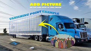 Using Vanishing Point in Photoshop  Add your picture into a truck like a poster  photoshop [upl. by Assetniuq]