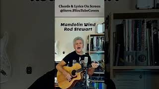 ❤️ Rod Stewart  Mandolin Wind  Cover  Free Backing Track Chords and Lyrics shorts [upl. by Trebled]