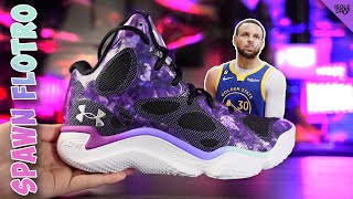 So this is the Shoe Steph Curry has Been Wearing UA Curry Spawn Flotro Detailed Look amp Review [upl. by Lange]