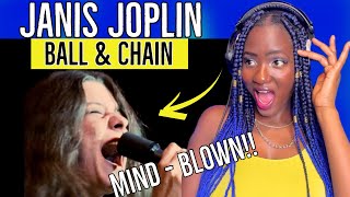 FIRST TIME Reacting to Janis Joplin  quotBall amp Chainquot  Singer Reaction Amazing Stage Presence [upl. by Hedwiga]