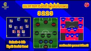 แนวทางการจัดตัวผู้เล่นในแผน 3223 จัดตัวหลัง 3 ยังไง ให้รุกดี รับแน่น บุกมันส์ [upl. by Tarryn]